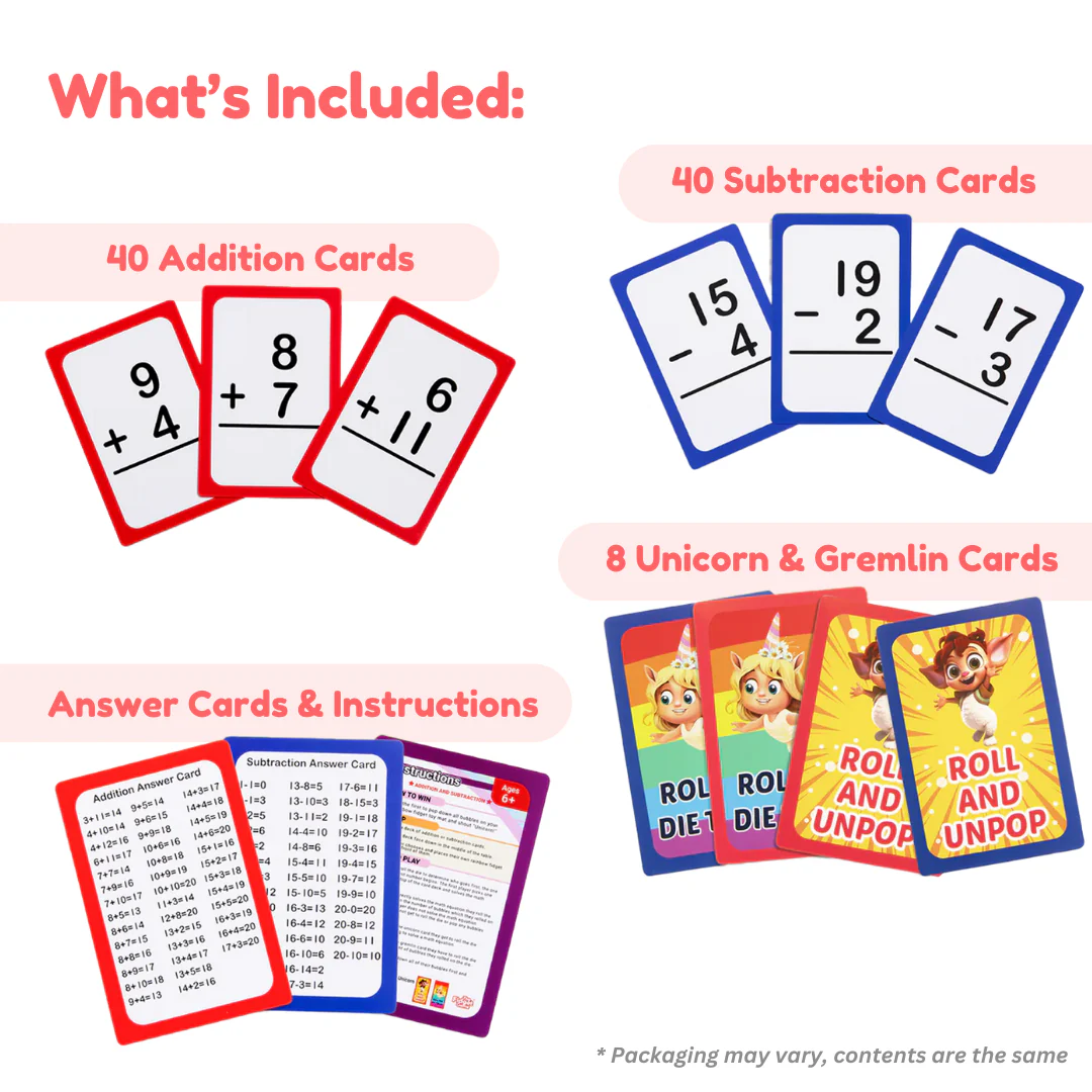 Grade 1 & 2 Addition & Subtraction Card Pack - Image 2