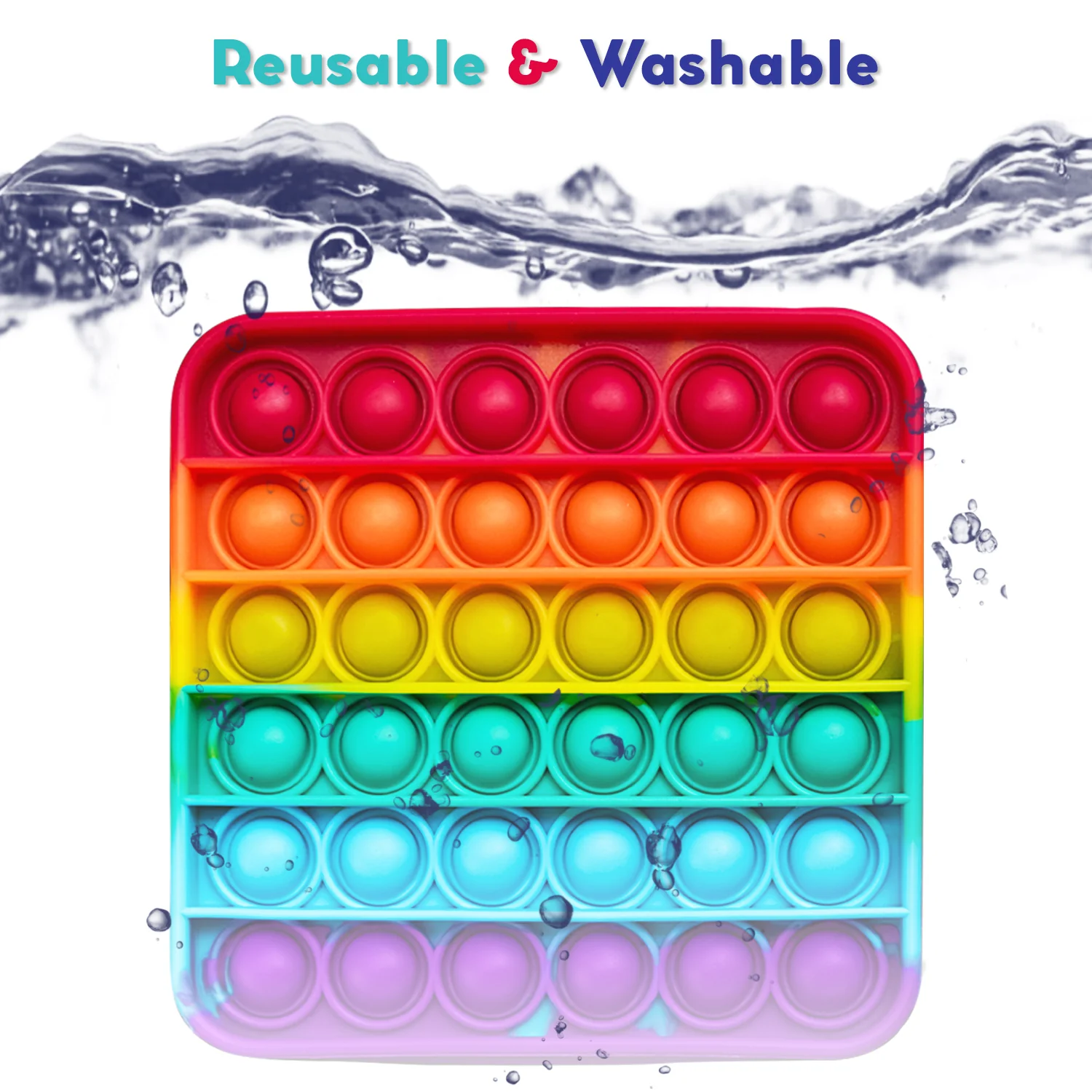4 Extra Rainbow Fidget Mats (The Fidget Game: Sight Words) - Image 4