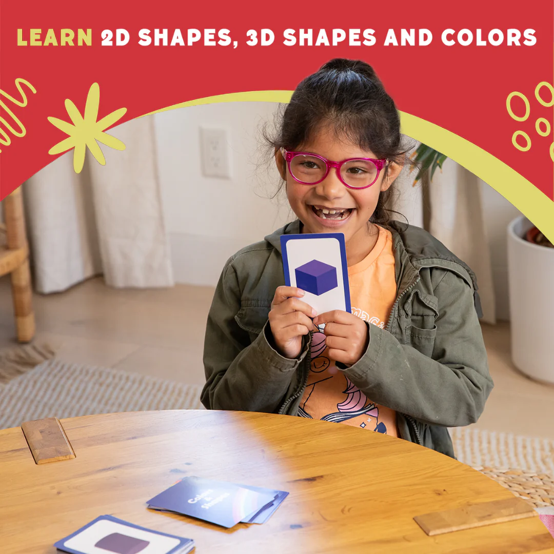 2D & 3D Shapes & Colors Card Pack. - Image 4