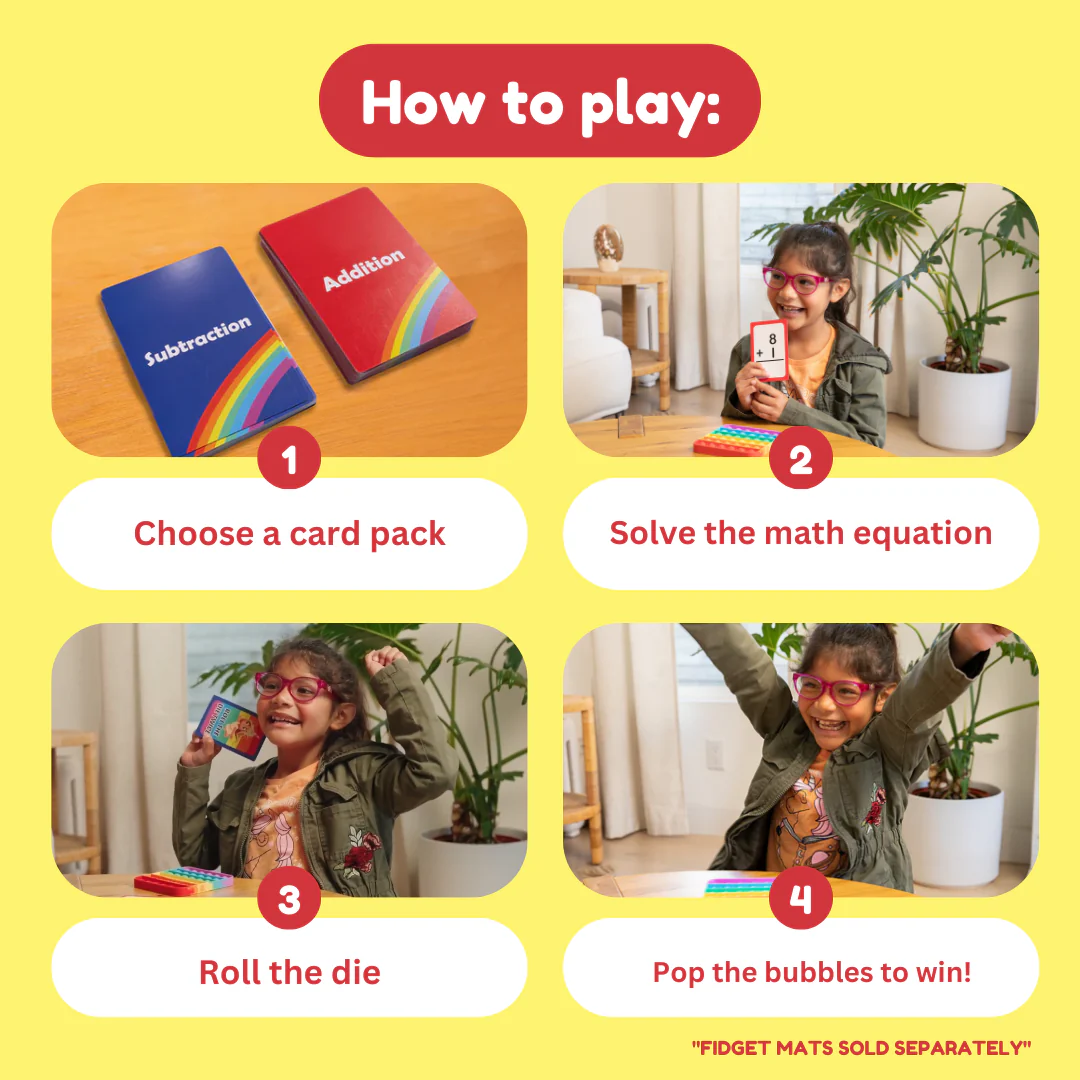Pre-K & Kindergarten Addition & Subtraction Card Pack. - Image 3