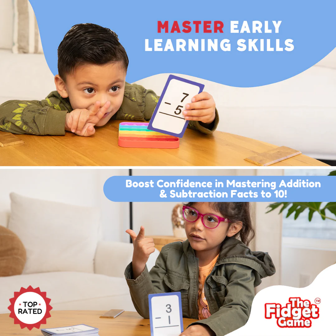 Pre-K & Kindergarten Addition & Subtraction Card Pack. - Image 5