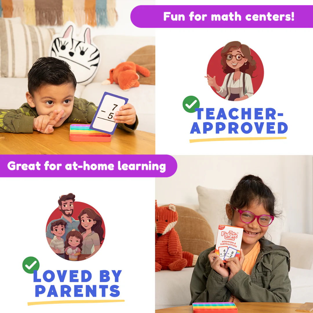 Pre-K & Kindergarten Addition & Subtraction Card Pack - Image 7