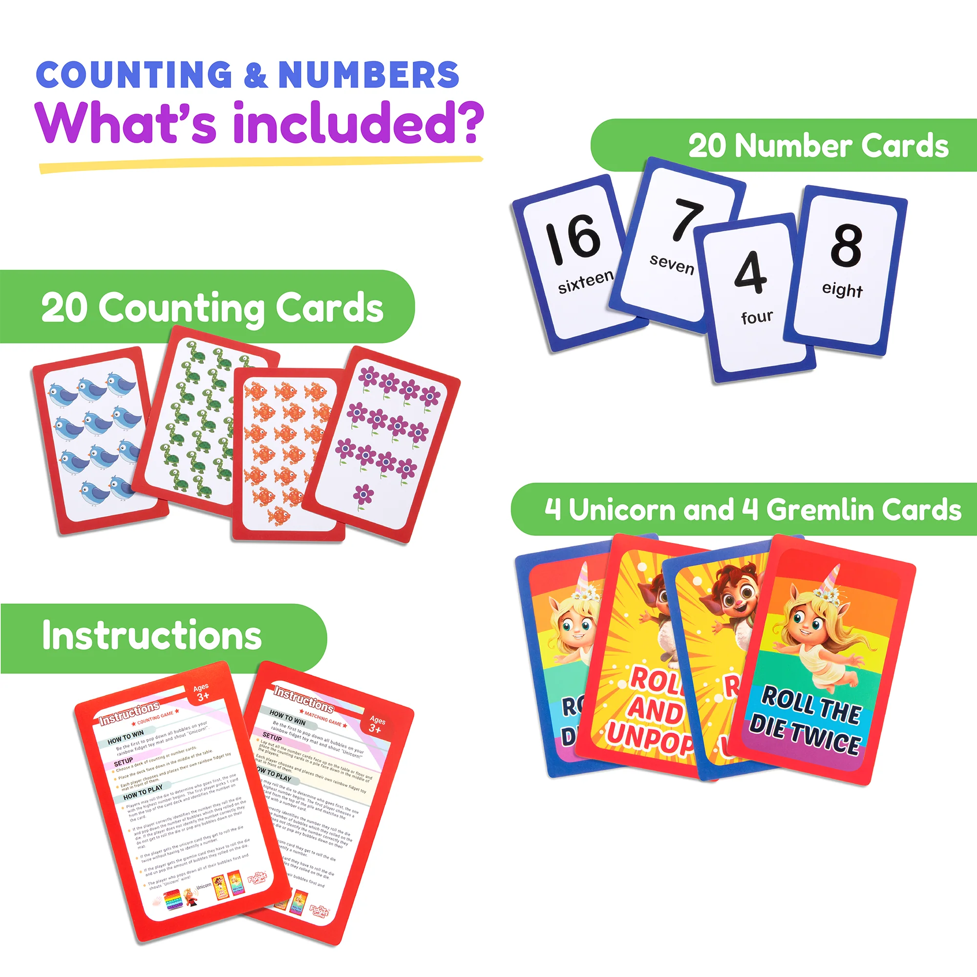 Counting & Numbers Card Pack. - Image 2