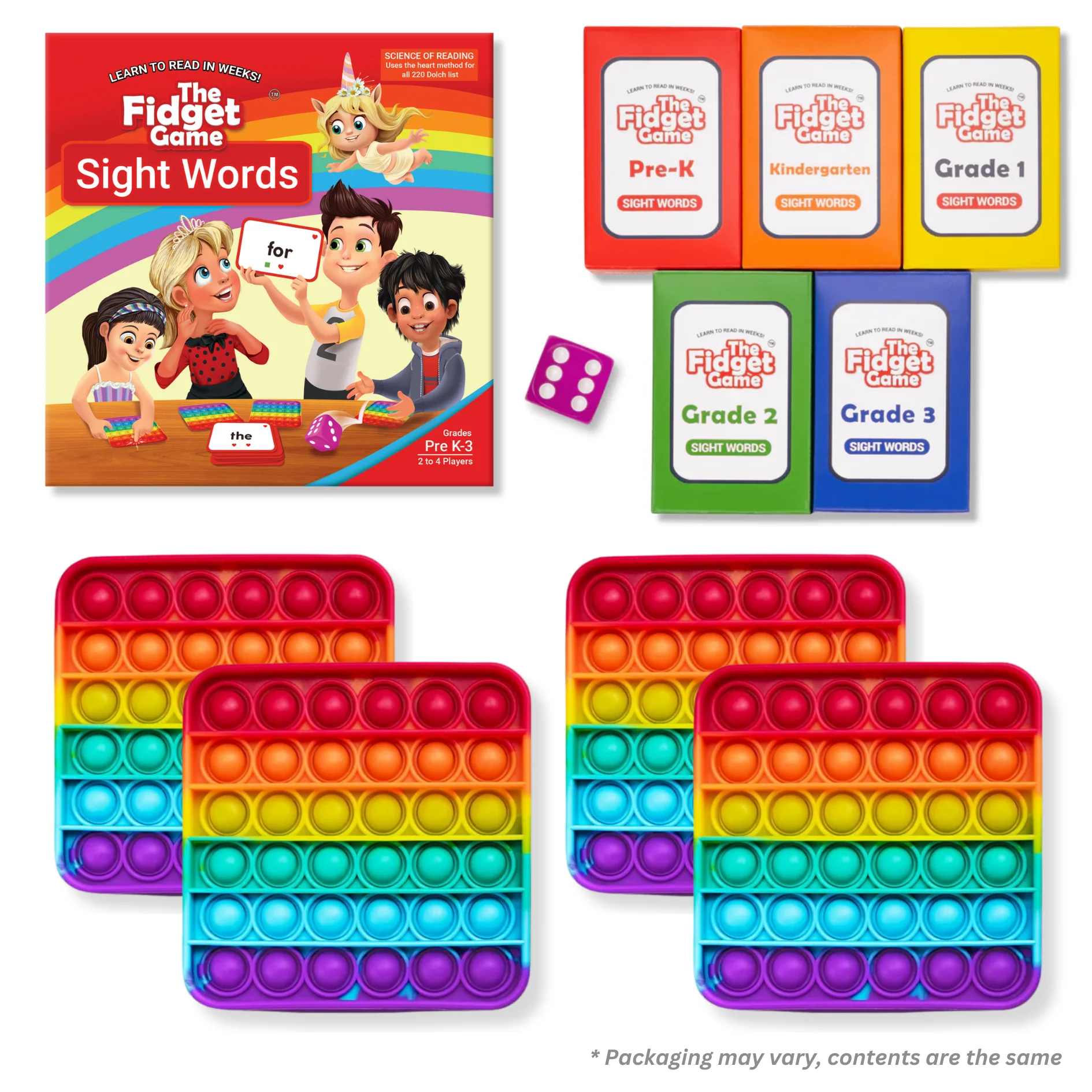 The Fidget Game: Sight Words Edition.