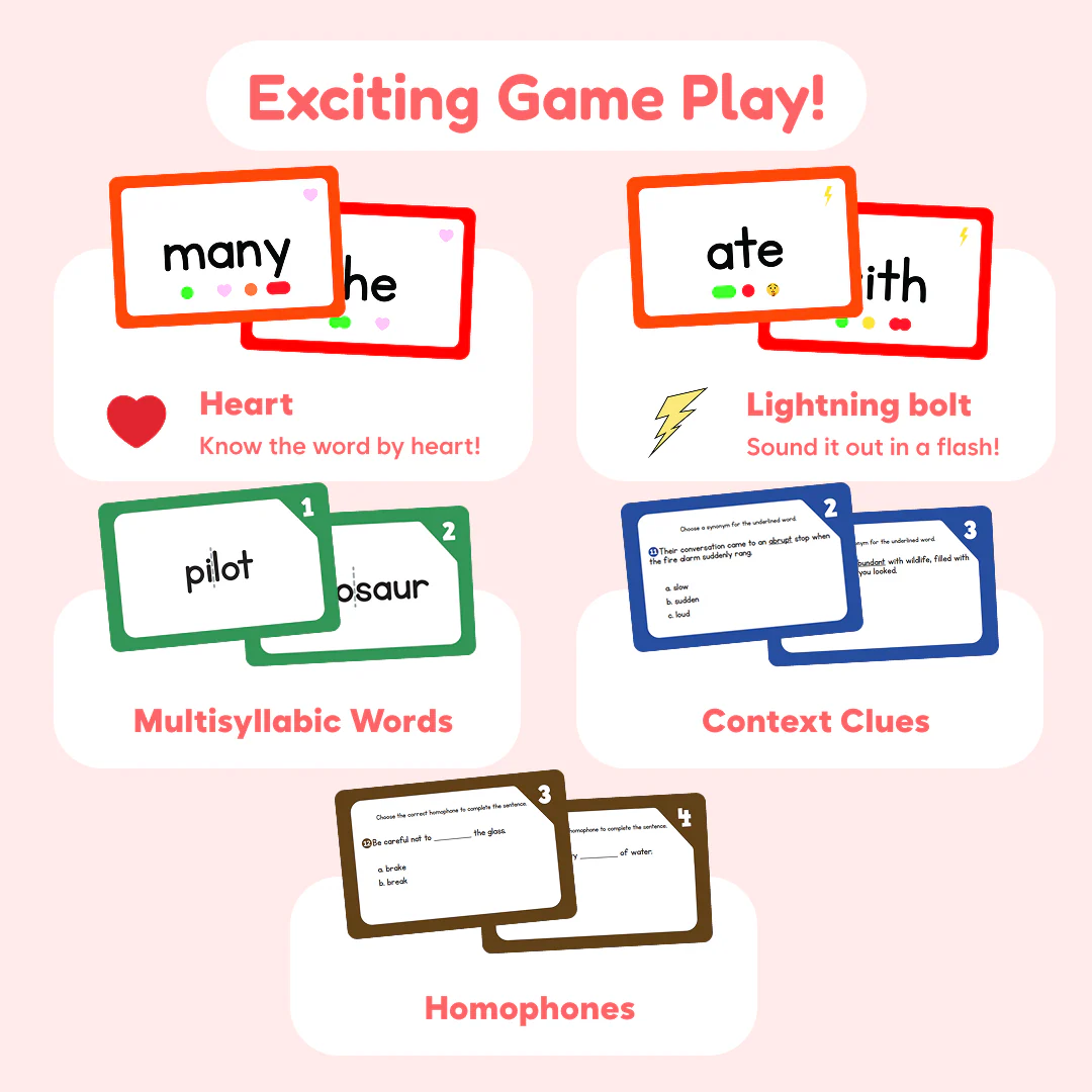 Sight Words + Expansion 3-5 Card Packs - Image 4