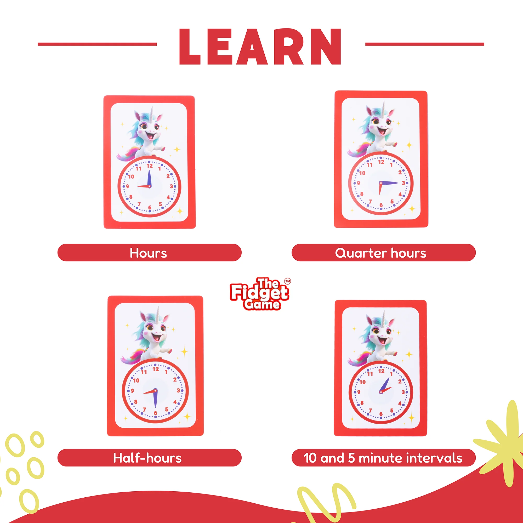 Telling Time Card Pack. - Image 5