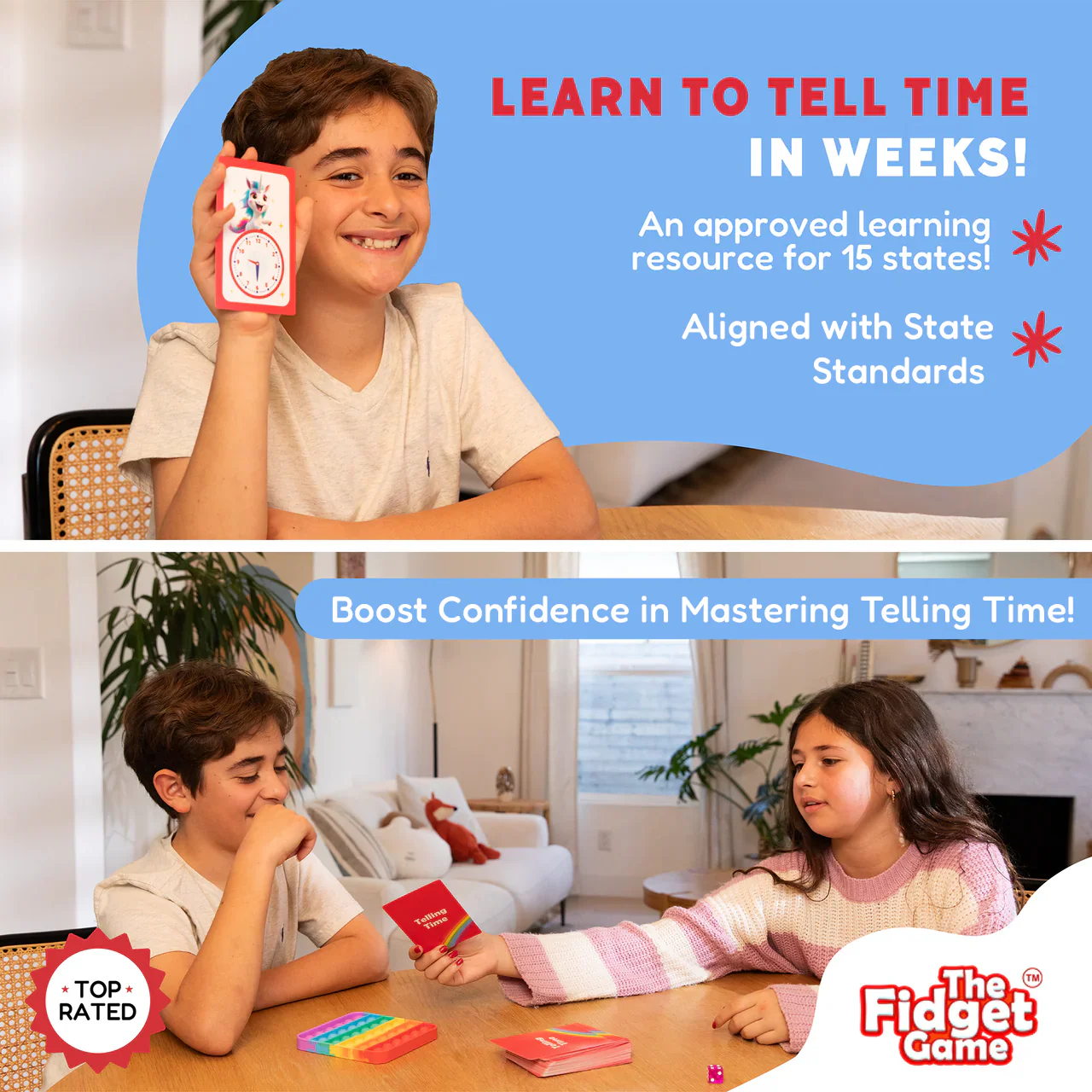 Telling Time Card Pack. - Image 6