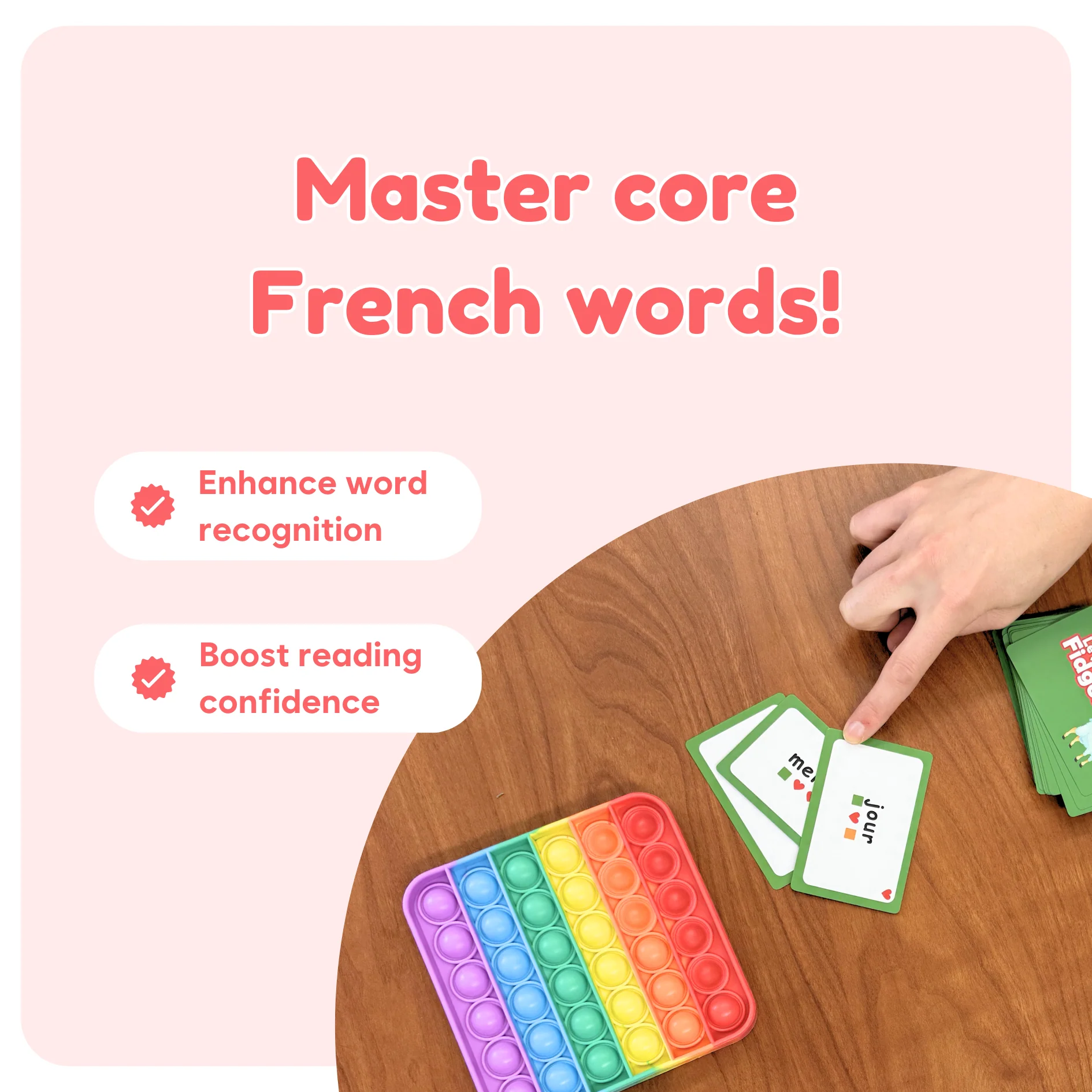 The Fidget Game French: Le Jeu de Fidget Mots Visuels. - Image 4